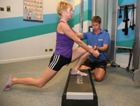 Split-squat with cable load